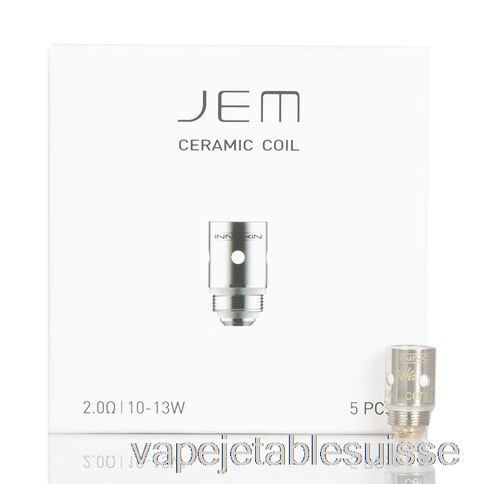 Vape Suisse Innokin Jem / Goby Bobines De Remplacement Bobine En Céramique Jem 2.0ohm